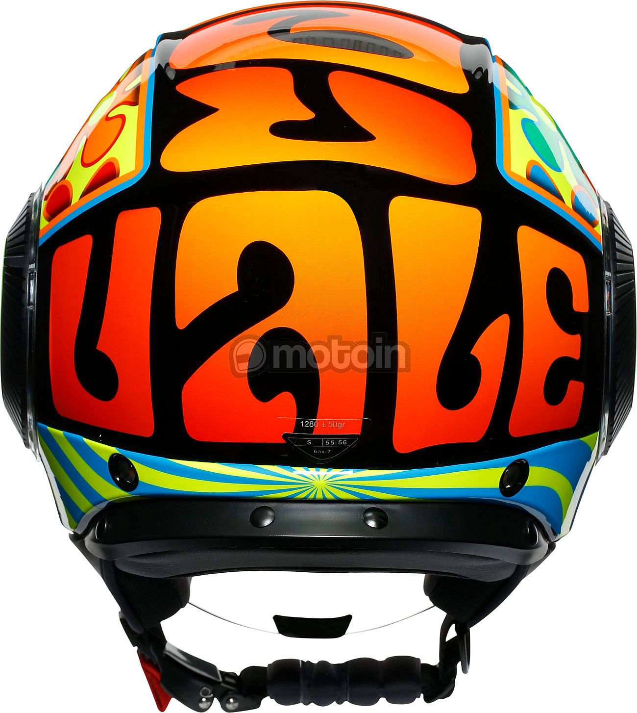 AGV Helmet Jet Scooter Motorcycle AGV Orbyt Valentino Rossi Valencia 2003 Size M 