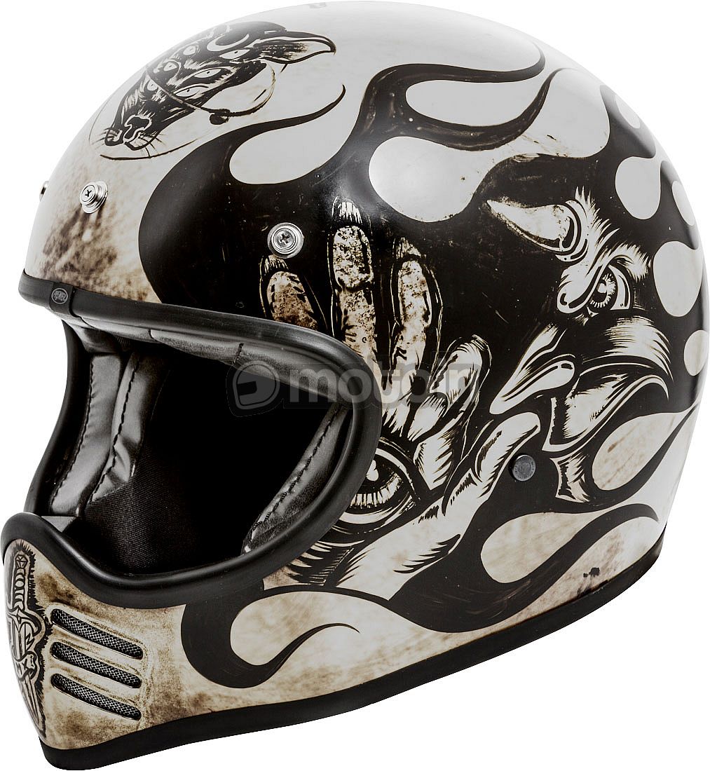 Premier Visière adapté pour le casque moto Trophy MX