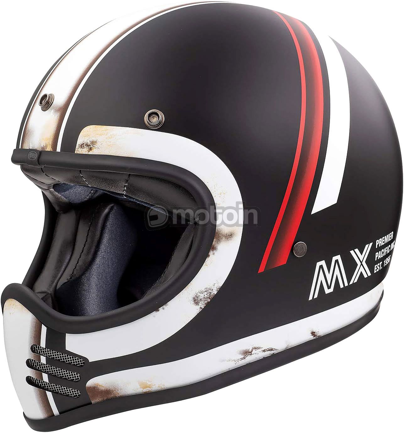 Premier Trophy MX DO O.S., встроенный шлем