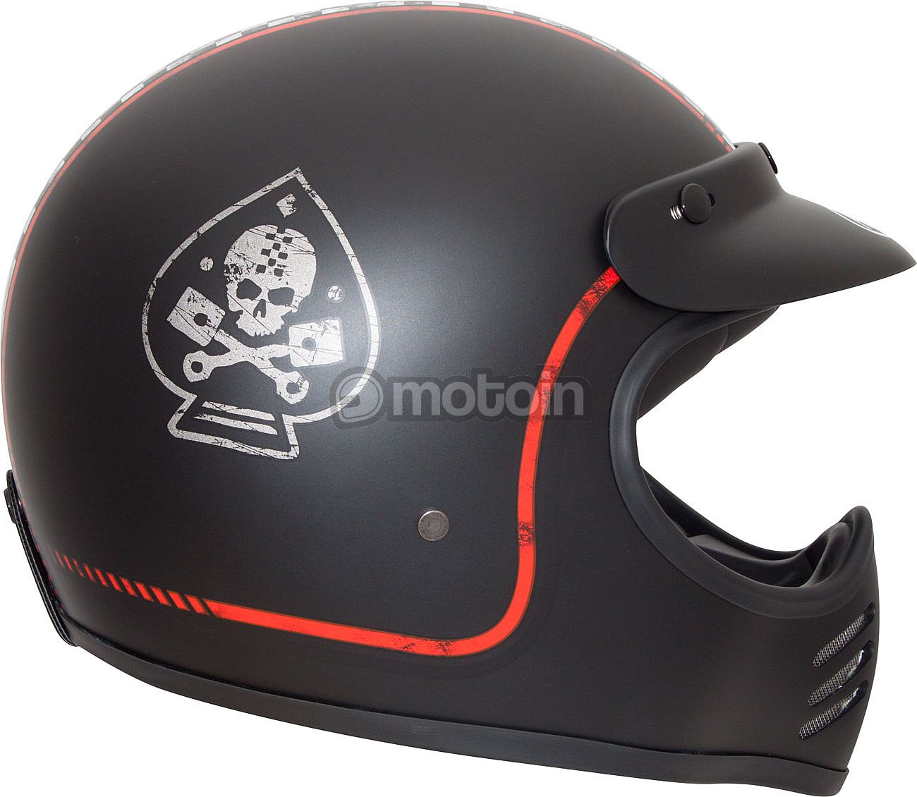 Premier Visière adapté pour le casque moto Trophy MX