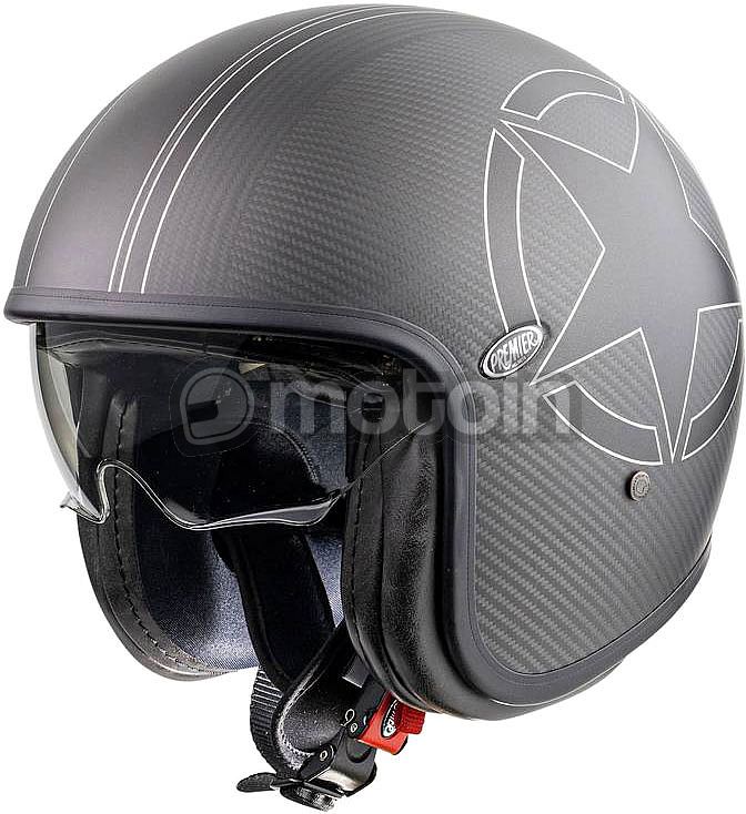 Premier Vintage Carbon Star, open face helmet