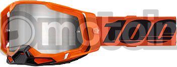 100 Percent Racecraft 2 Neon Orange, Crossbrille verspiegelt