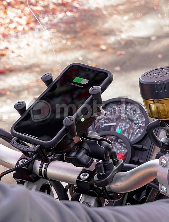 RAM MOUNT X-GRIP Motorrad Universal Gerätehalter Lenkerhalterung Aluminium  Stahl Schwarz Kit