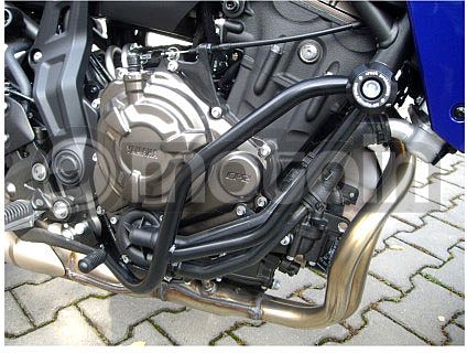 RD Moto Yamaha MT-07 Tracer, protectores/deslizadores del motor