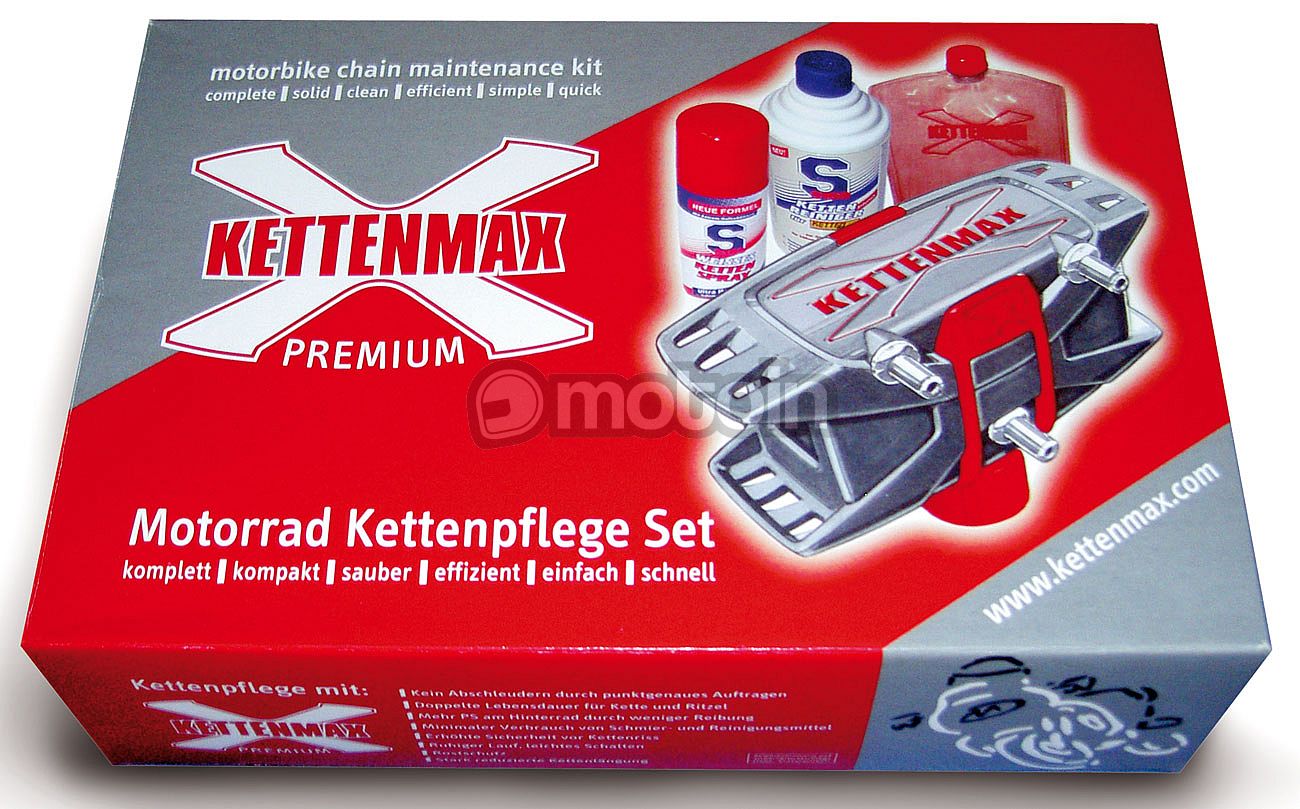S100 Kettenmax Premium, set di pulizia della catena