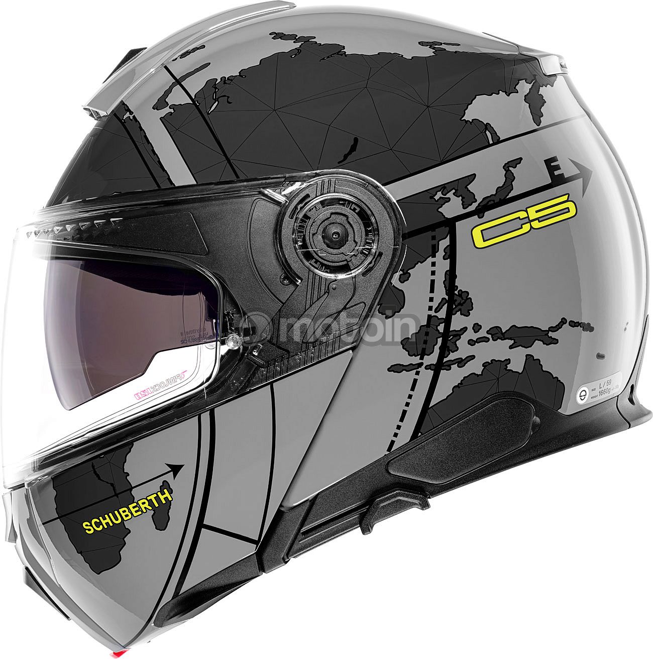 Schuberth C5 Globe, flip up helmet