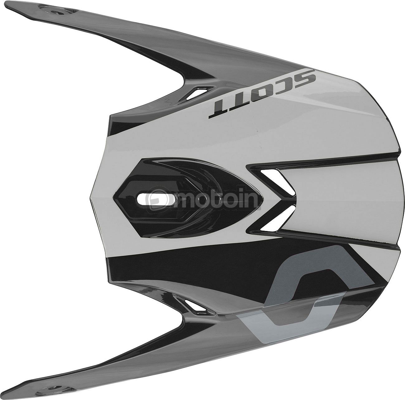 Scott 350 pro race visor casco visera blanco/negro 