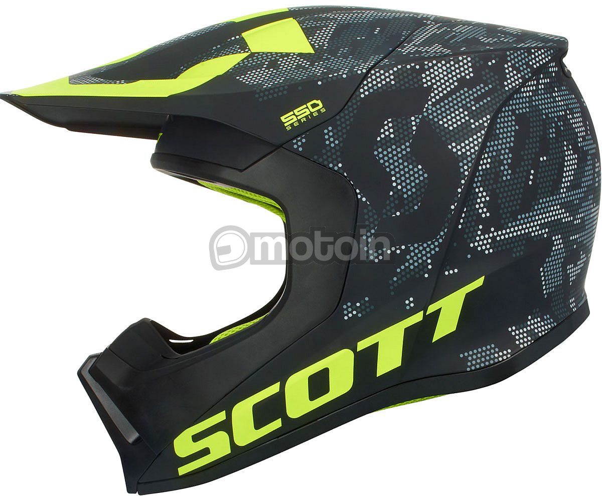 ejemplo Inocente Campaña Scott 550 S18 Camo, casco cruzado - motoin.de