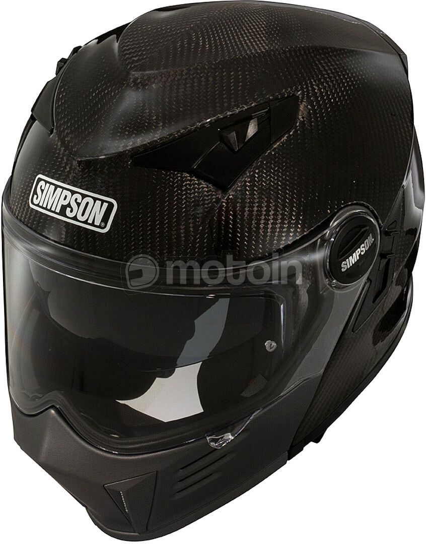 Simpson Speed Motorcycle Helmet Visor Anti-Fog Pinlock Ready Clear Smoke