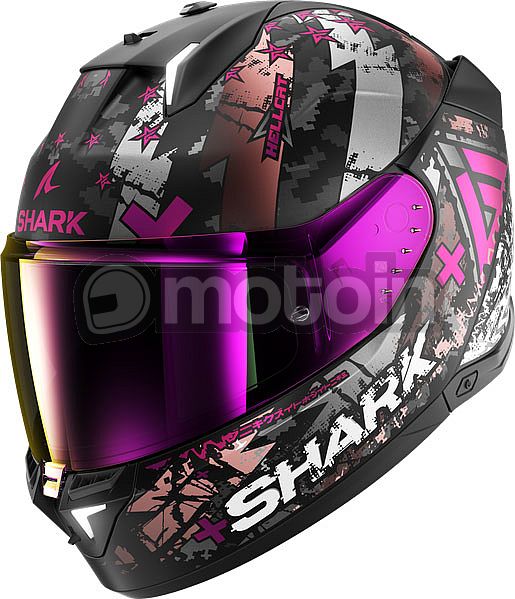 Shark Skwal i3 Hellcat, встроенный шлем