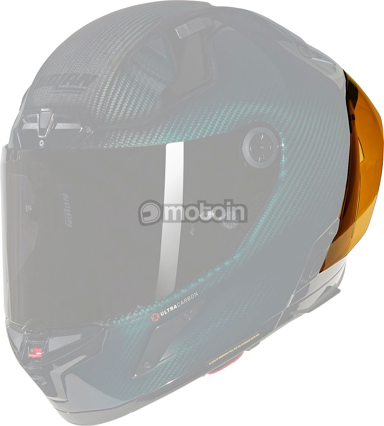 Nolan X-804 RS Ultra Carbon Liquido 327, spoiler - motoin.de