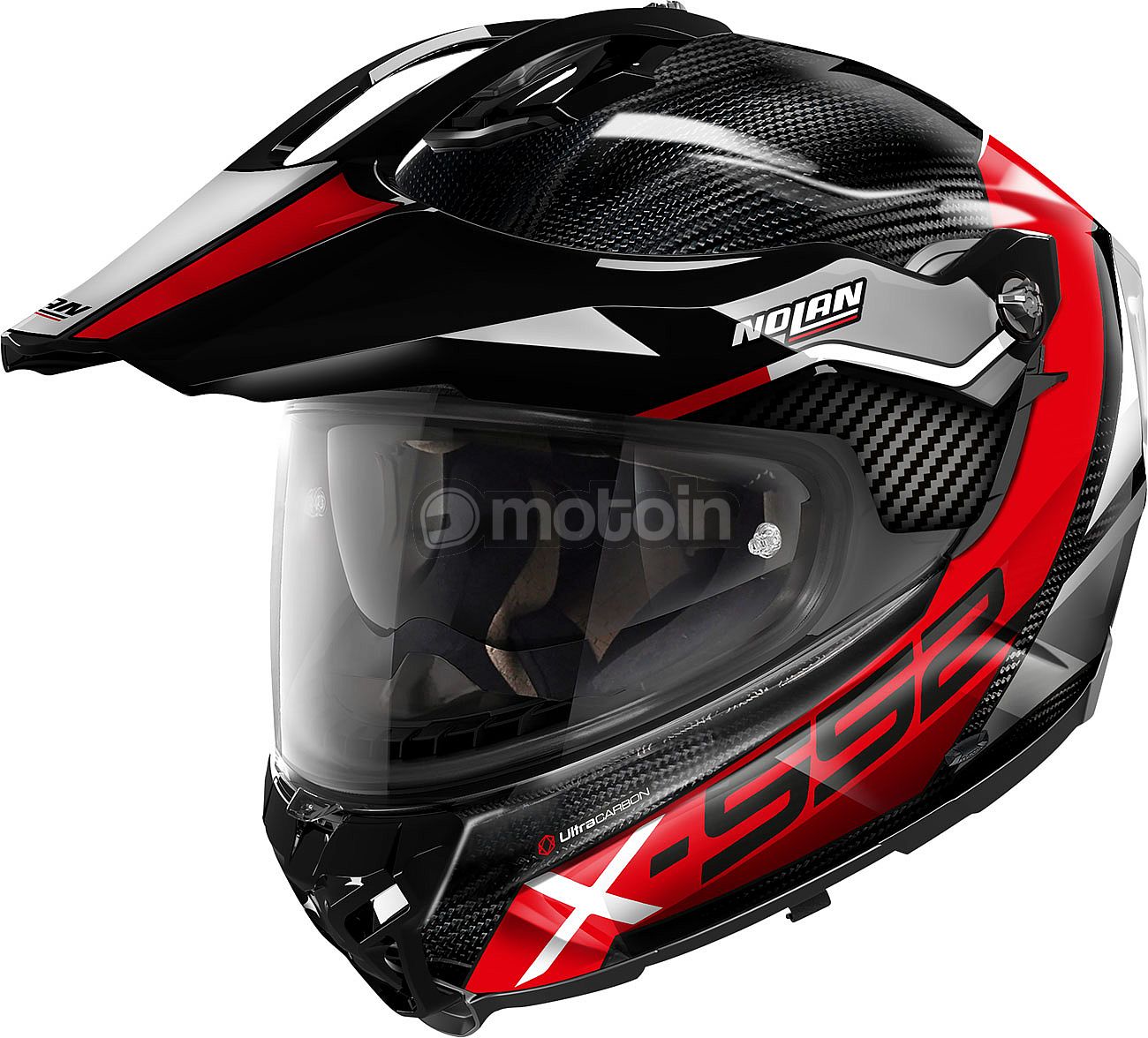 Nolan X-552 Ultra Carbon Dinamo N-Com, capacete de enduro