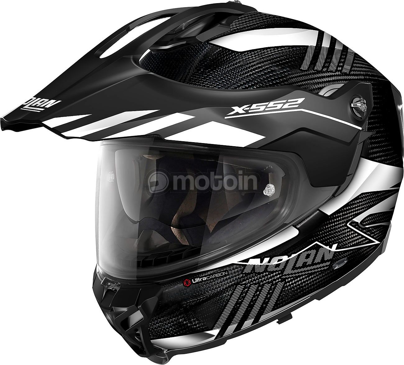Nolan X-552 Ultra Carbon Wingsuit N-Com, capacete de enduro