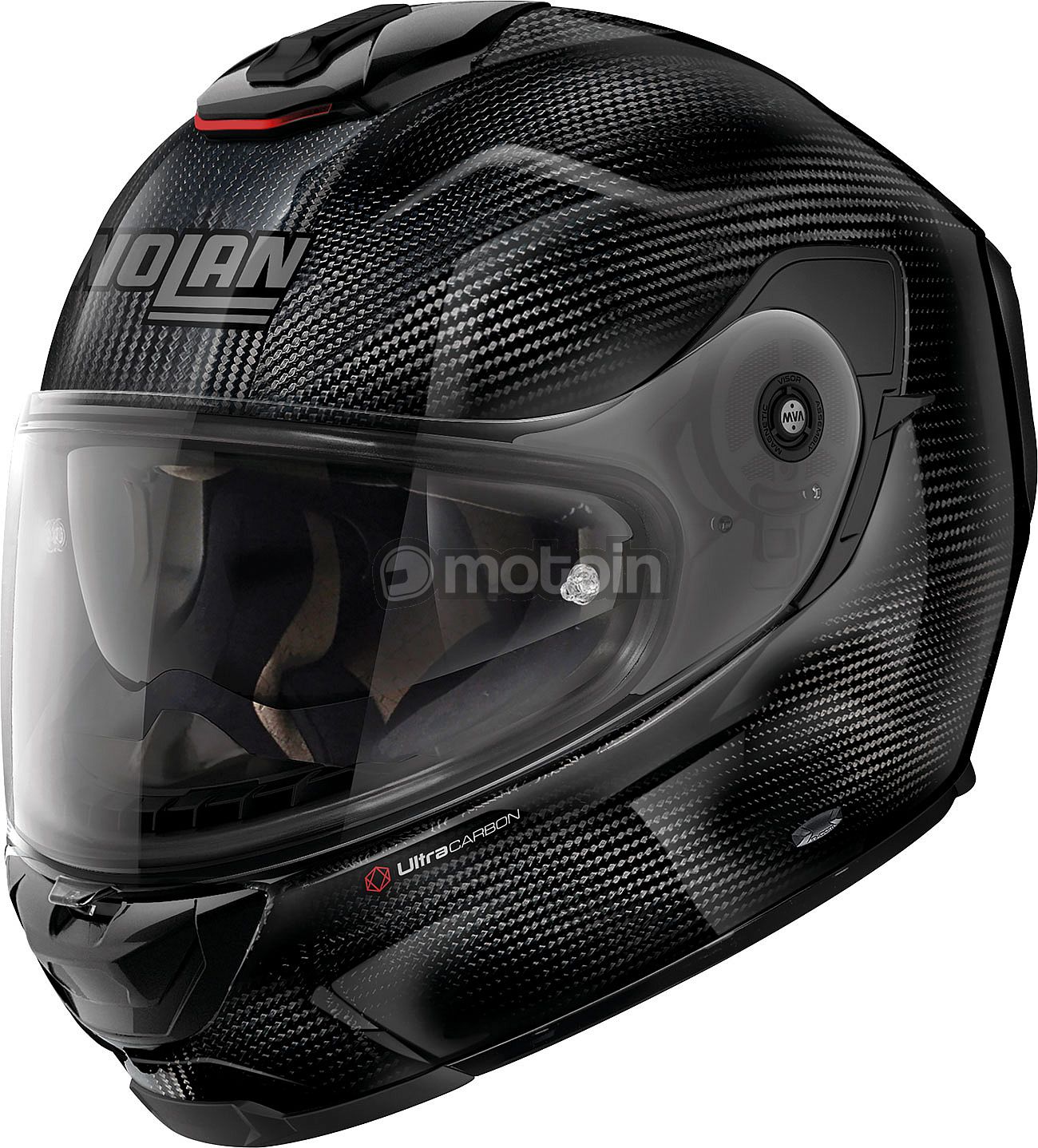 Nolan X-903 Ultra Carbon Puro N-Com, integreret hjelm