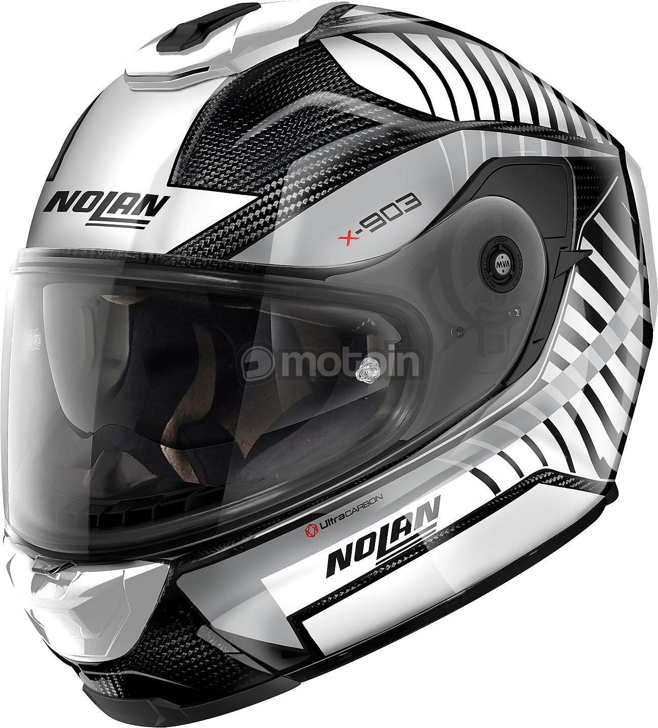 Nolan X-903 Ultra Carbon Starlight N-Com, full face helmet